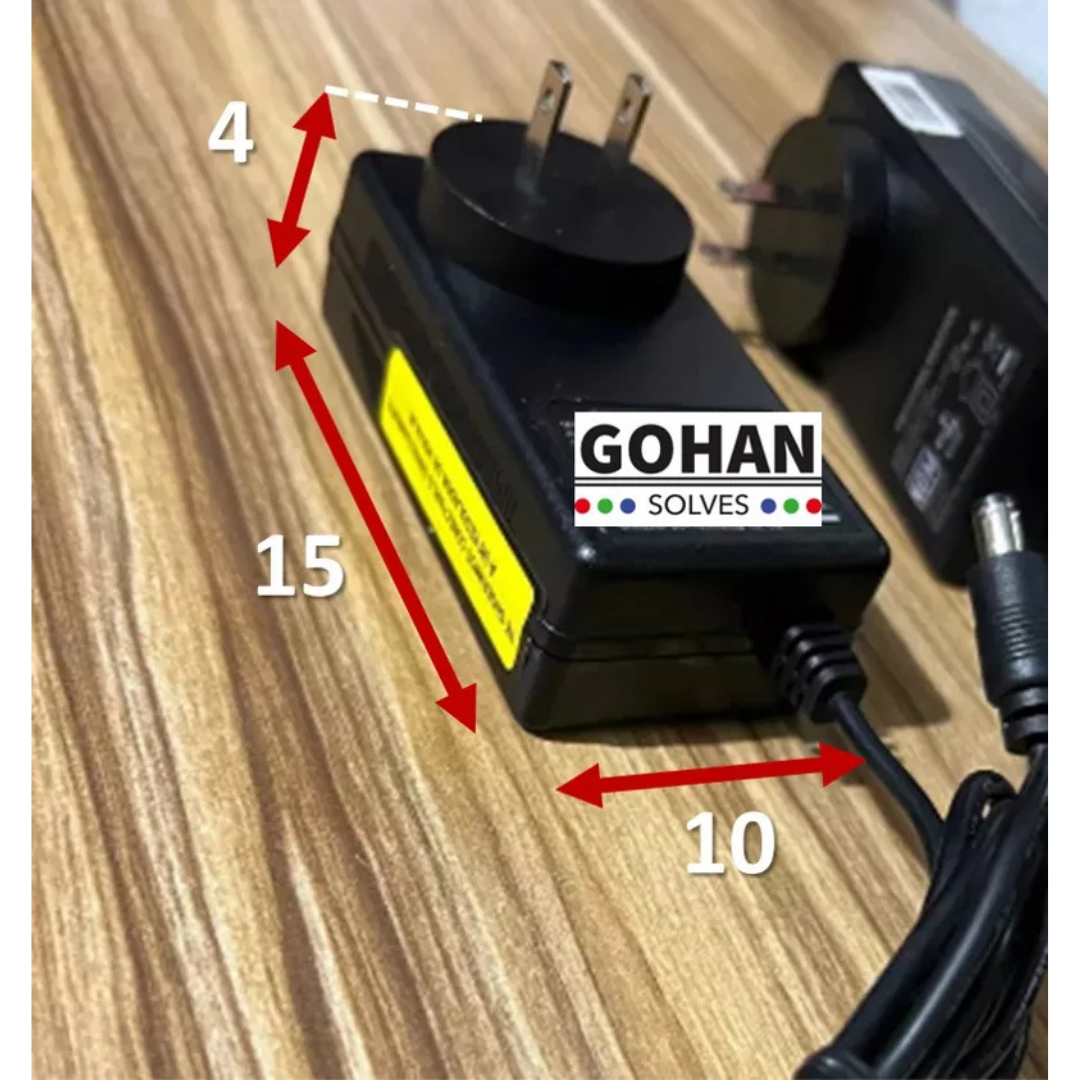 Foto 4 pulgar | Adaptador De Corriente Eliminador Fuente 12v 3a 36w Para Tiras Led, Cámaras De Seguridad, Y Dispositivos Electr