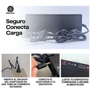 Foto 5 | Adaptador 12v 8a Universal: Tiras Led, Cctv, Hogar Y Oficina. Protección Contra Sobrecarga. Entrada 100-240v