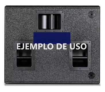 Foto 4 | Agarradera Metálica De 6 1/2 X 8 3/4 Para Bafle 045-770 Negro