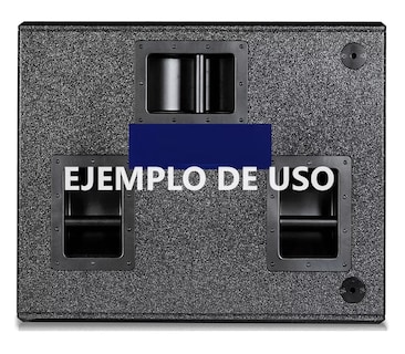 Foto 4 | Agarradera Metálica De 6 1/2 X 8 3/4 Para Bafle 045-770 Negro