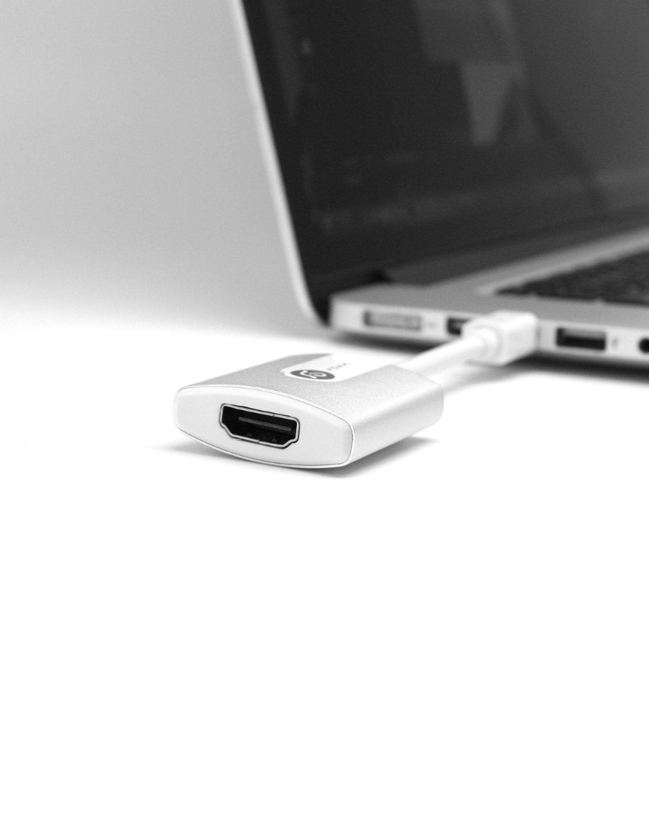 Foto 4 | Adaptador Mini Display Port A Hdmi 4k Adam Elements Color Plateado