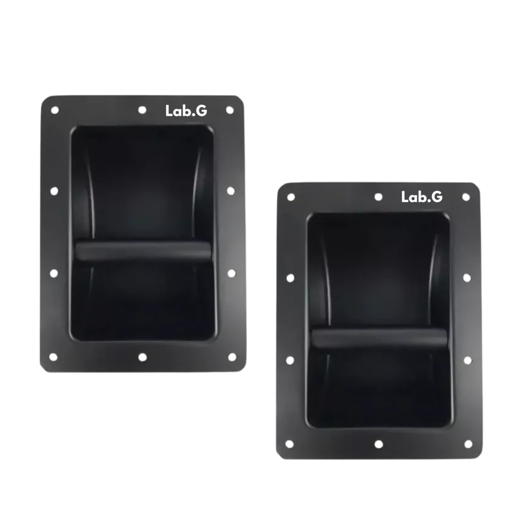 Agarradera Metálica De 6 1/2 X 8 3/4 Para Bafle 045-770 Negro