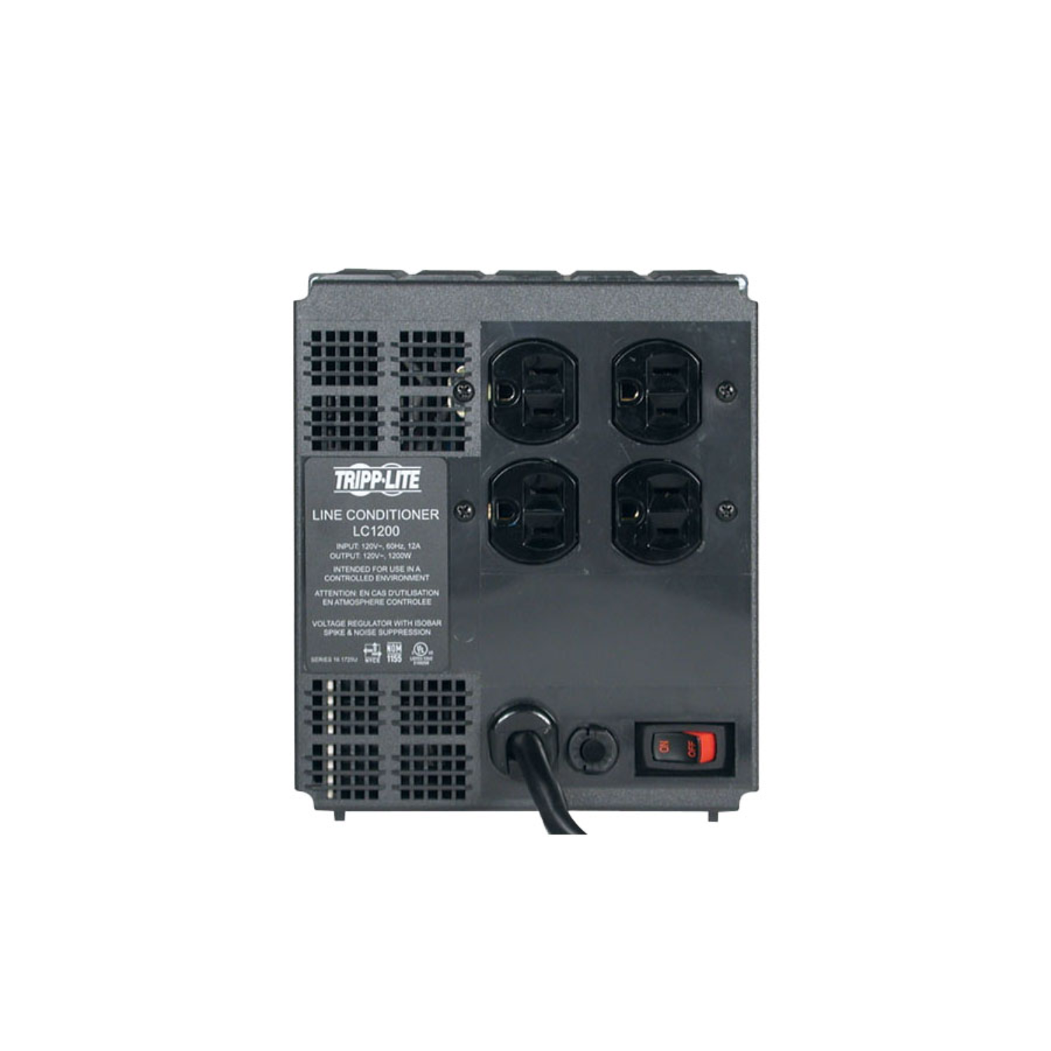 Foto 2 pulgar | Regulador Tripp Lite 1200watts Protector Isobar 4 Receptacul