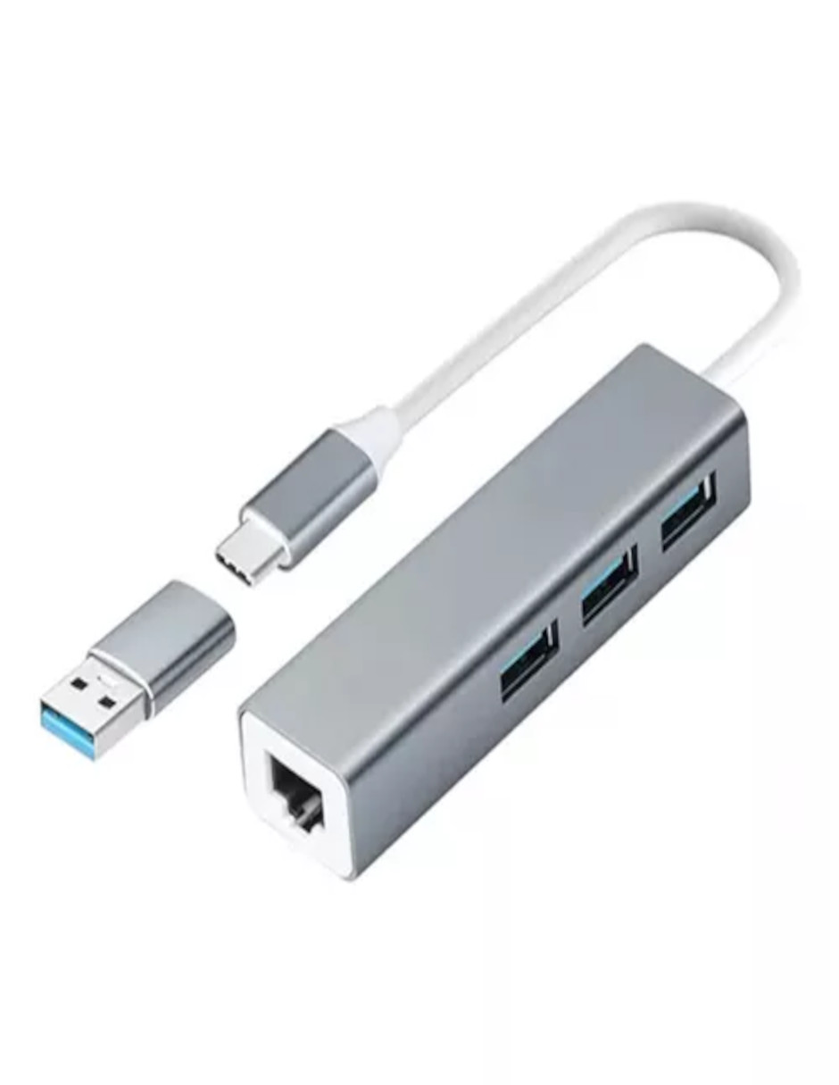 Foto 3 pulgar | Adaptador Usb Ethernet + Gratis Termo Güish De Regalo