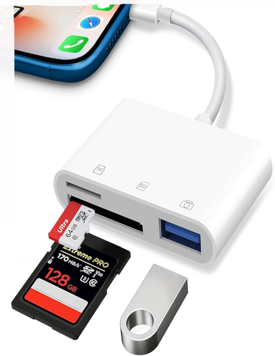 Foto 5 pulgar | Adaptador Para Ipad Iphone + Gratis Termo Güish De Regalo