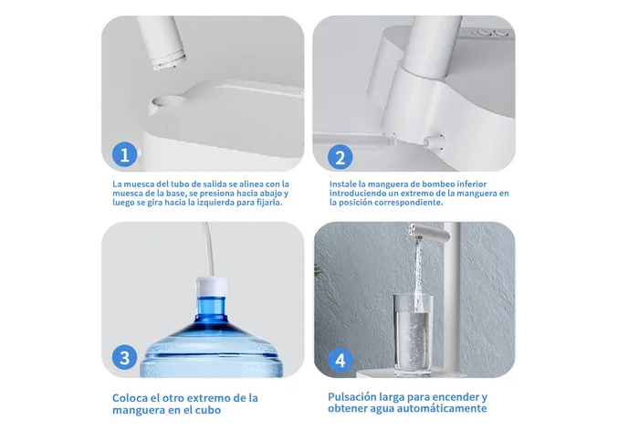 Foto 5 pulgar | Bomba Xtellar Dispensadora De Agua Eléctrica Recargable