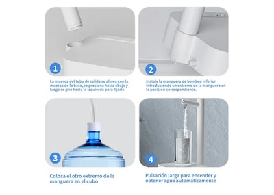 Foto 4 | Bomba Xtellar Dispensadora De Agua Eléctrica Recargable