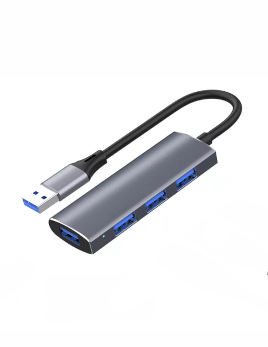 Foto 2 | Adaptador Usb 4 Puertos + Gratis Termo Güish De Regalo