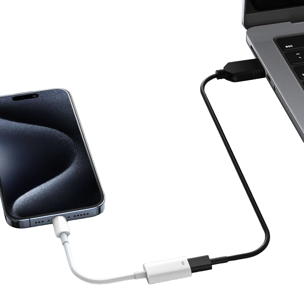 Foto 4 pulgar | Adaptador Convertidor Lightning A Tipo C D-bugg
