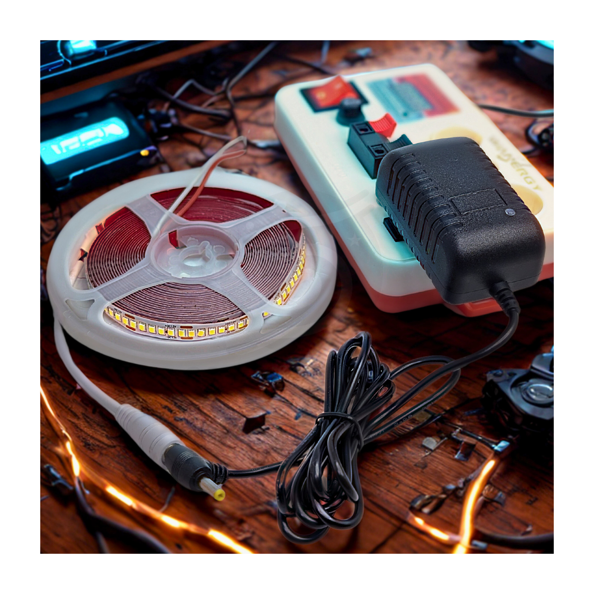 Foto 7 | Eliminador Adaptador Cargador 9v 2000mha 2a Doble Punta Plug