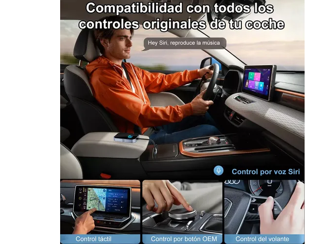 Foto 2 | Car Play Adaptador Inalámbrico Android Auto Converter 2en1