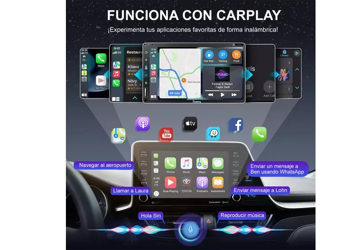 Foto 3 | Car Play Adaptador Inalámbrico Android Auto Converter 2en1