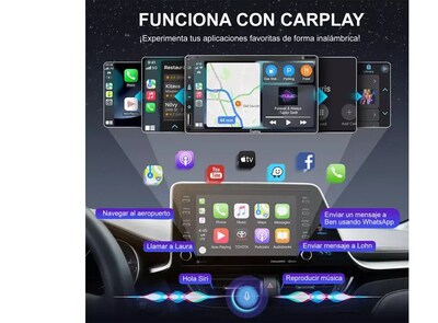 Foto 3 | Car Play Adaptador Inalámbrico Android Auto Converter 2en1