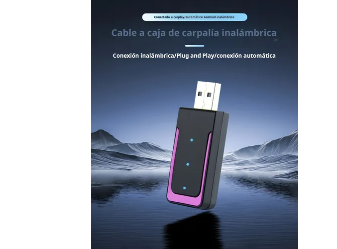 Foto 5 pulgar | Adaptador Carplay Android Auto Inalámbrico 2 En 1 Para Apple