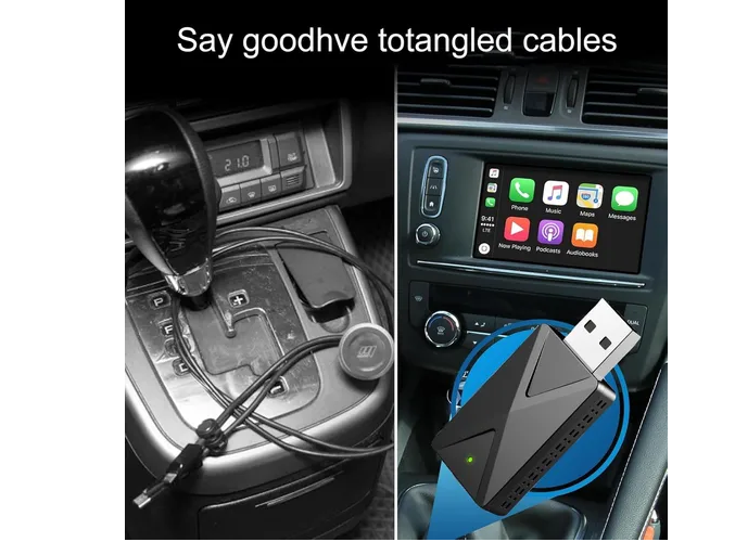 Foto 5 pulgar | 2en1 Carplay Adaptador Inalámbrico Auto Para Android Iphone