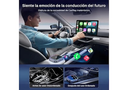 Foto 4 | Carpaly Adaptador Inalambrico Wireless 2en1 Rgb Para Android