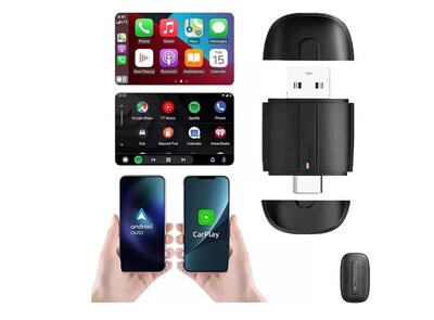 Foto 1 | Carplay Adaptador Inalámbrico 2 En 1 Para Iphone Y Android