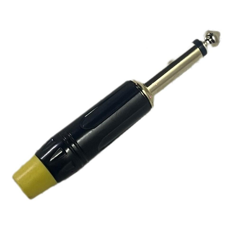Plug 6 3 Mm Mono Dorado Amarillo