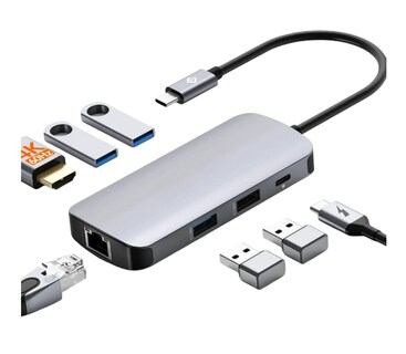 Foto 1 | Xtellar Adaptador 7 En 1 Tipo C Hub Optimizador Multitarea Con Ethernet Y 4k Hdmi