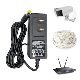 Foto 7 | Adaptador Eliminador Fuente Cargador Conector 12v 2a Amperes 24w De Potencia Cable Largo Conexión 110v Ac Ideal