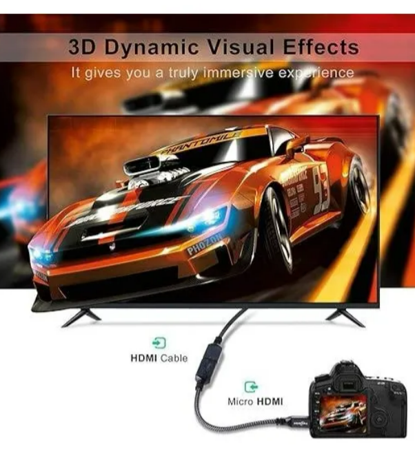Foto 4 pulgar | Xtellar Adaptador De Ultra Alta Definición Micro Hdmi A Hdmi 4k/3d - Transmisión Optima De Vídeo Y Audio