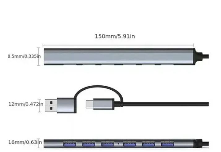 Foto 2 | Xtellar Adaptador Multipuerto Usb-c Premium: Estación Docking De Alta Velocidad Y Amplia Compatibilidad