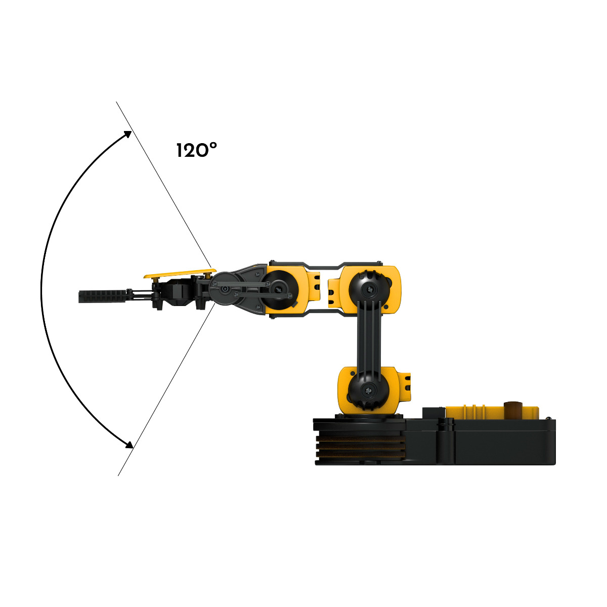 Foto 4 pulgar | Kit de Brazo Mecánico para Armar Steren K-680 Amarillo