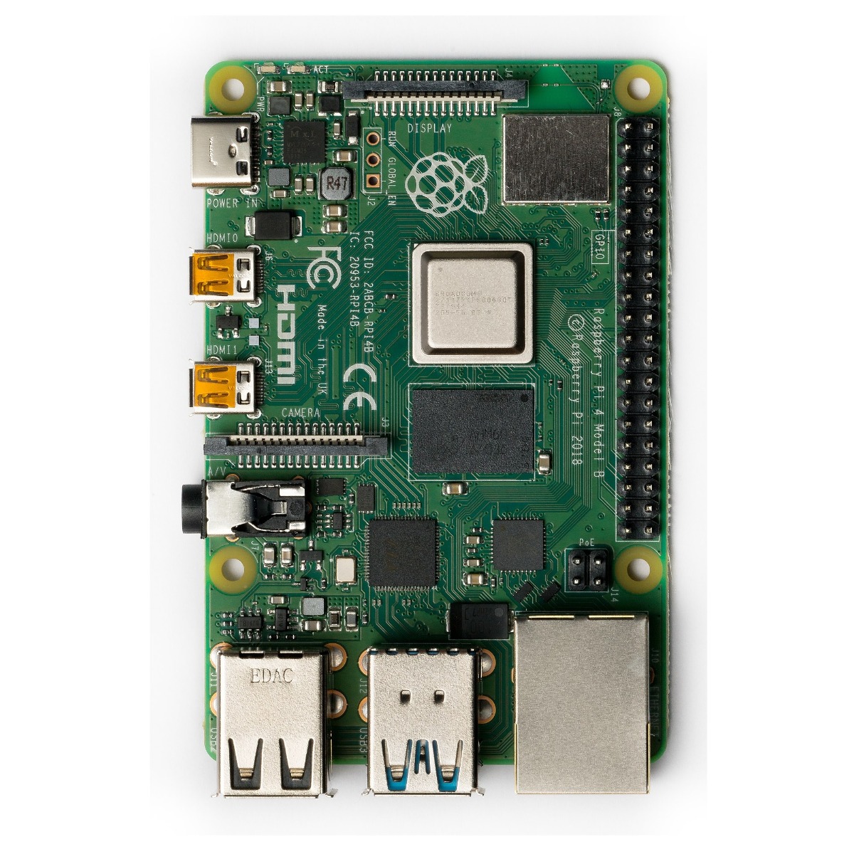 Foto 3 pulgar | Raspberry Pi 4 Modelo B con Ram de 4gb Steren Raspberry-pi4 color Verde B 4g