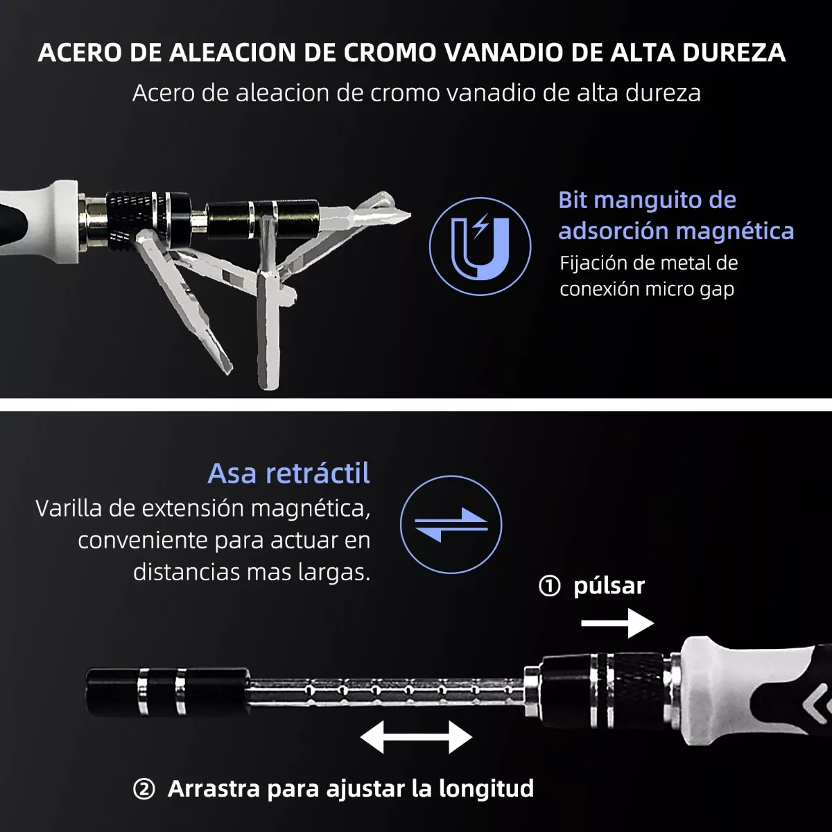 Foto 2 | Kit de Desarmadores y Herramientas de Precisión Eo Safe Imports Esi-7258 color Negro 112 Piezas