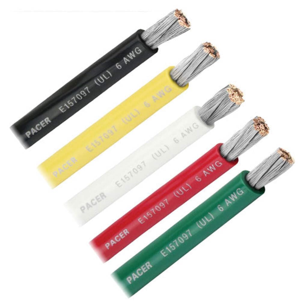 Foto 2 | Cable De Batería Pacer Red 4 Awg De 50 Pies - Venta Internacional.