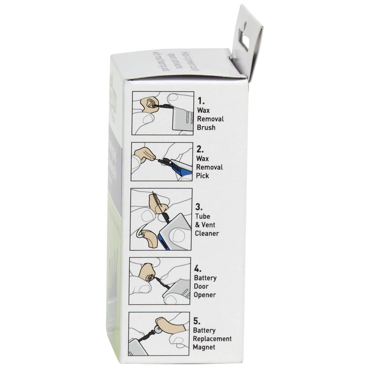 Foto 6 pulgar | Juego De Herramientas De Limpieza Para Audífonos Ezy Dose 5 En 1  Color Negro - Venta Internacional.