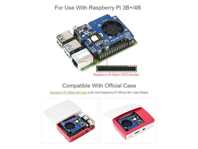 Foto 4 | Alimentación A Través De Ethernet Hat Waveshare Tipo D Para Raspberry Pi - Venta Internacional.