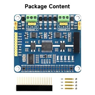 Foto 2 | Expansion Hat Waveshare Rs485 Aislado De 2 Canales Para Raspberry Pi - Venta Internacional.