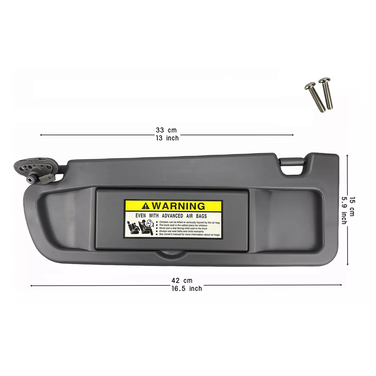 Foto 3 pulgar | Par de Parasoles para Honda Eo Safe Imports Esi-17027 Gris