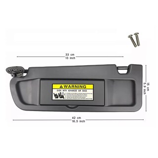Foto 2 | Par de Parasoles para Honda Eo Safe Imports Esi-17027 Gris