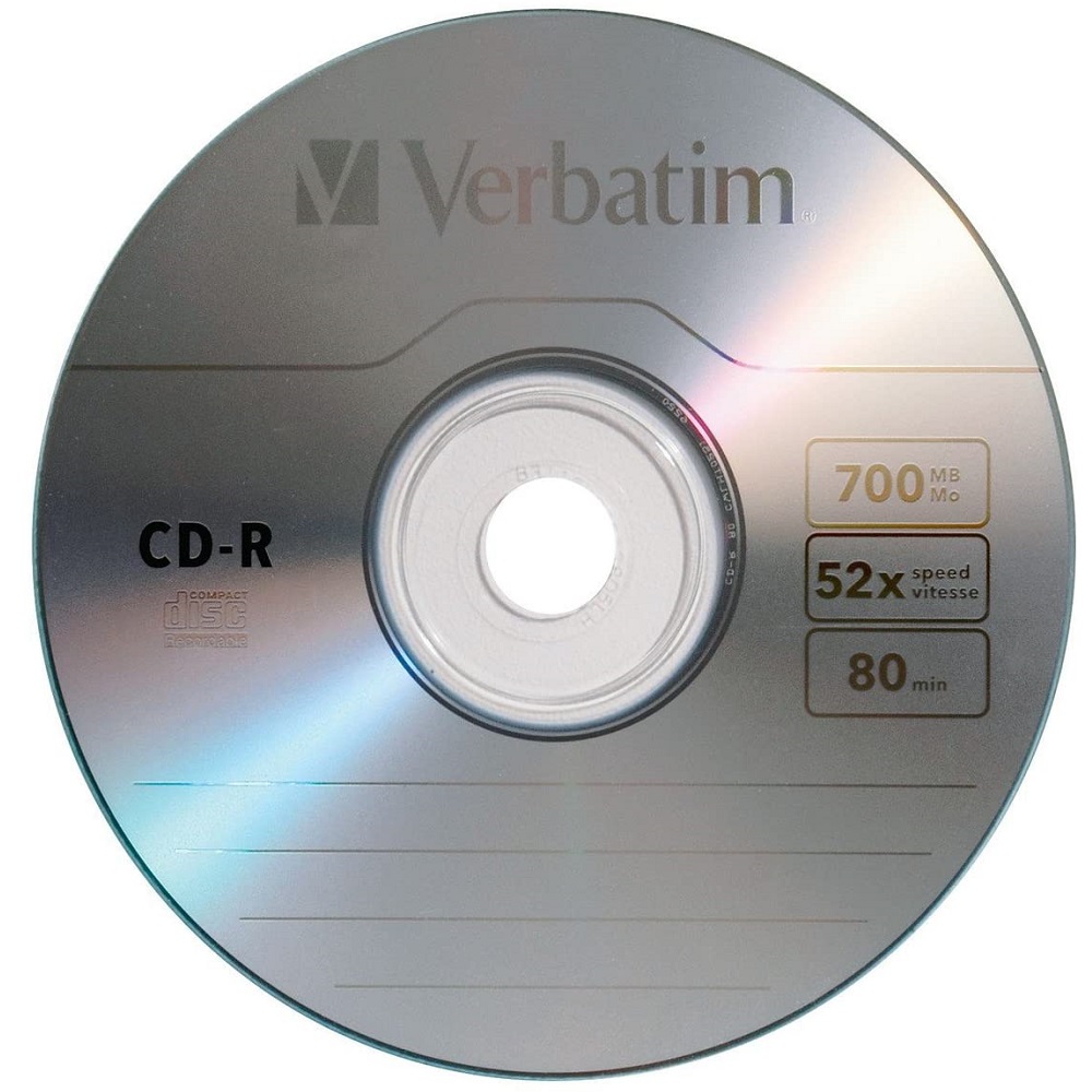 Foto 3 pulgar | Disco Cd-r Verbatim 94691 700 Mb/ 50 Unidades/ 52x 80 min color Azul