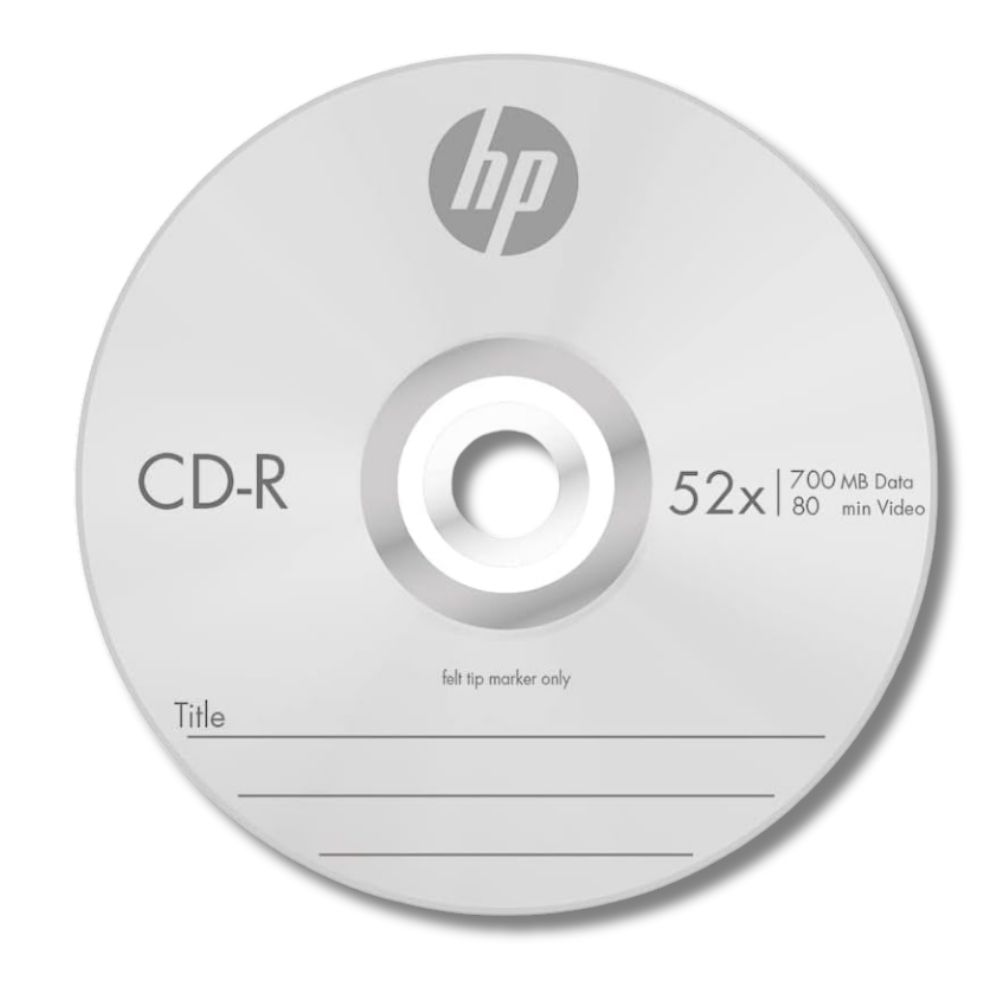 Foto 3 | Pack de 50 discos HP CD-R de 700mb y 52x de Velocidad de Grabación
