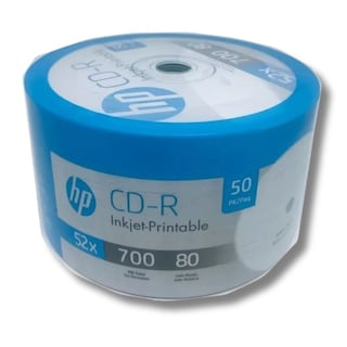 Foto 2 | Disco Cd-r Hp Inkjet Printable con 50 Discos gris