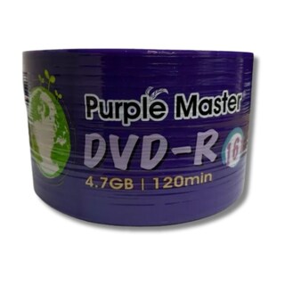 Foto 1 | DVD-R Purple Máster con 50 Discos