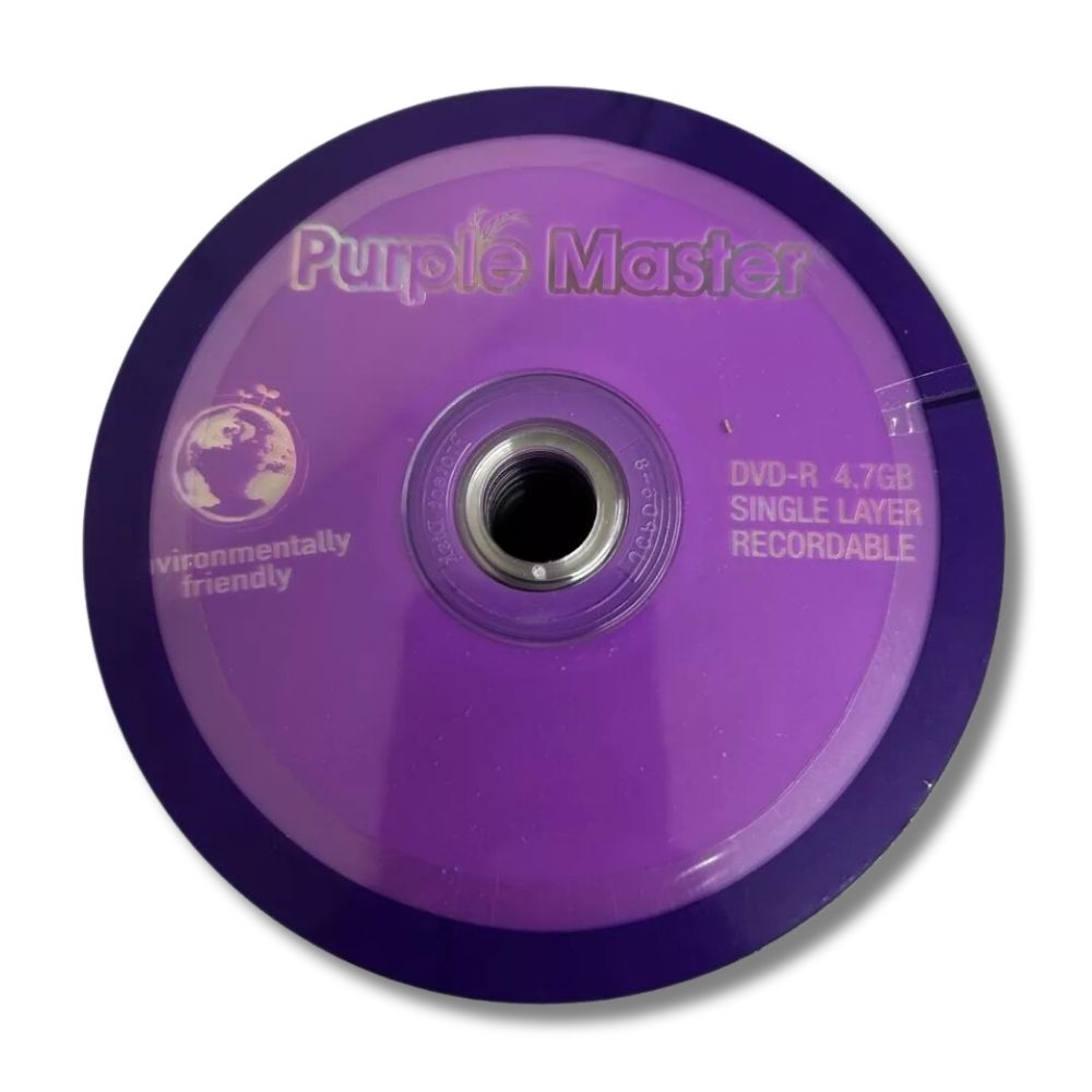 Foto 4 pulgar | DVD-R Purple Máster con 50 Discos