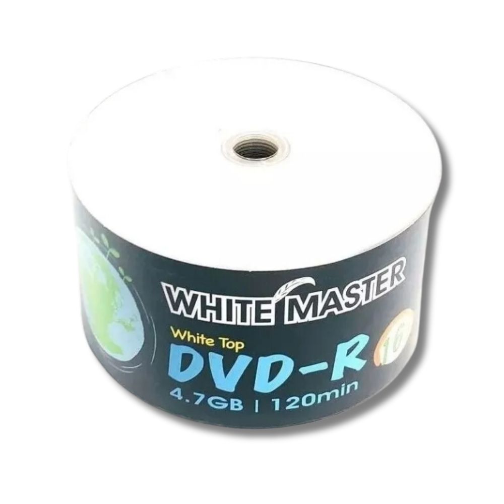 Foto 2 | Dvd-r White Master Con 50 Discos