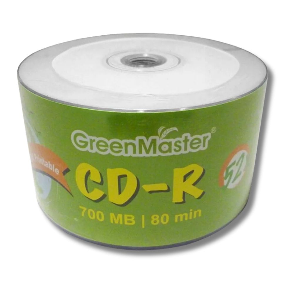 Foto 3 pulgar | Green Master Green Cd-r Printable Con 50 Discos