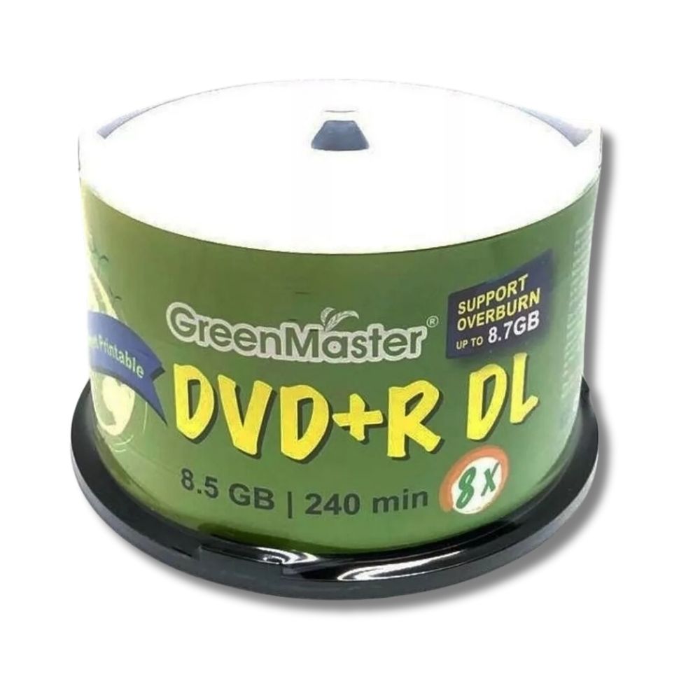 Foto 2 pulgar | Green Master Dvr+r Dl Printable con 50 Discos