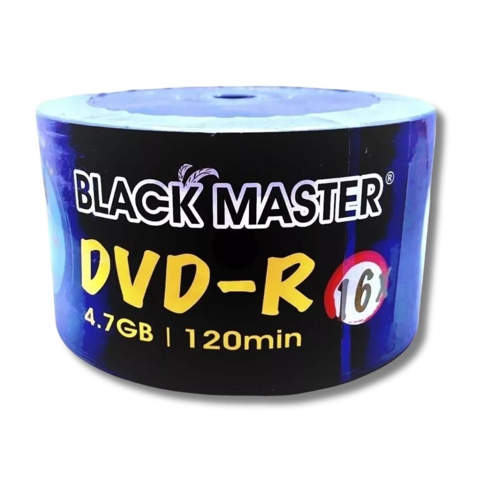 Black Master Dvd-r Con 50 Discos