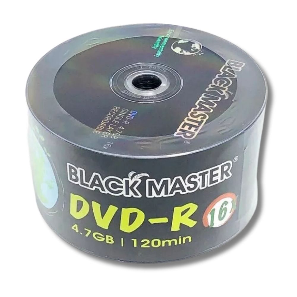 Foto 3 pulgar | Black Master Dvd-r Con 50 Discos