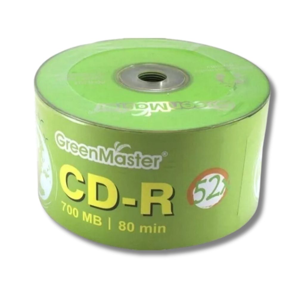 Foto 2 pulgar | Green Master Green Cd-r con 50 Discos