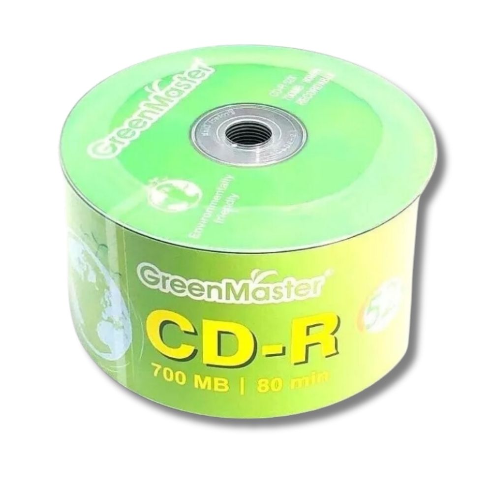 Foto 3 pulgar | Green Master Green Cd-r con 50 Discos