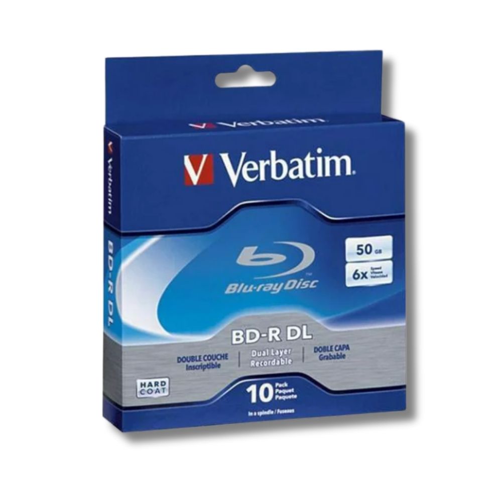 Foto 2 | Bd-r Dl Doble Capa Grabable Verbatim 10 Discos