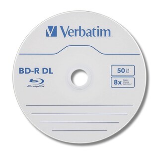 Foto 3 | Bd-r Dl Doble Capa Grabable Verbatim 10 Discos