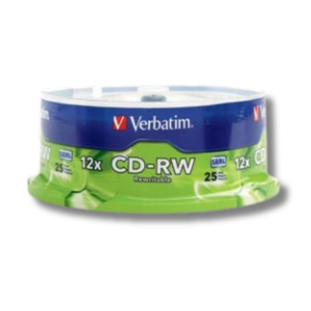 Cd-rw Regrabable Campana Rígida Verbatim  25 Discos